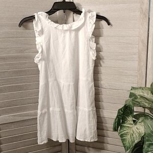 ⚜️ Sleeveless Ruffle Babydoll Top